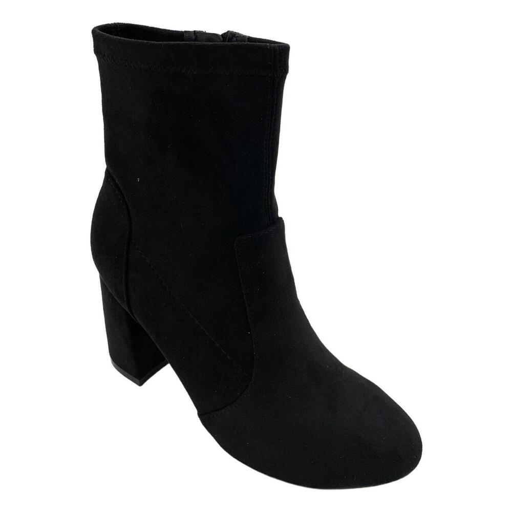 Journee Women's Vivia Heel Boots Black - Medium